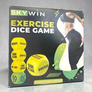 Workout Dice Fun Exercise Dice for Solo or Group Classes, 6-Sided Foam by Skywin